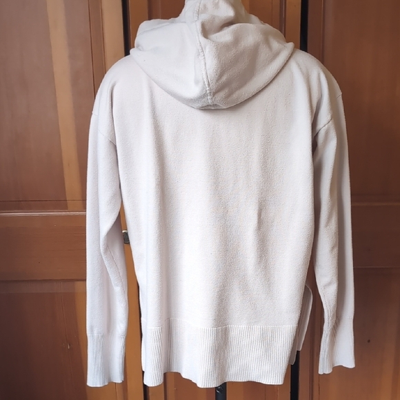 Beige Hooded Sweatshirt - Picture 5 of 5